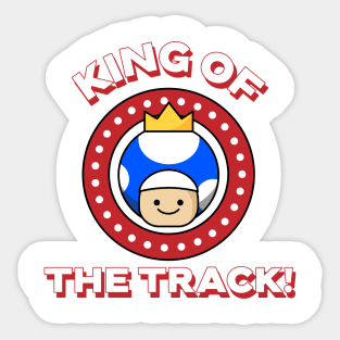 King of The Track Go Karts Sticker